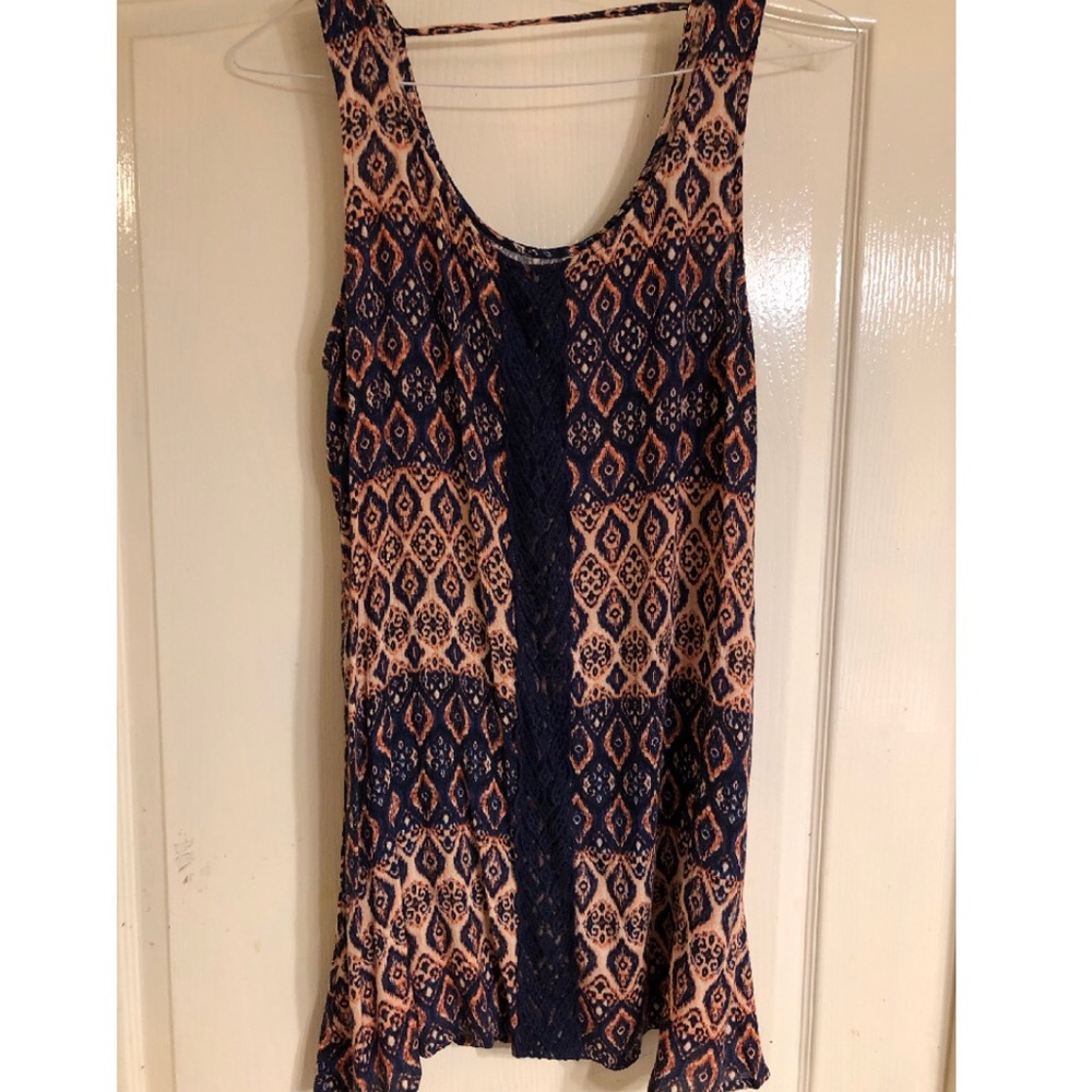 Red Camel Sleeveless Dress Size L